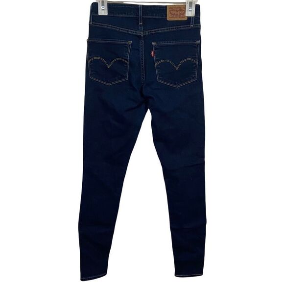 Levi’s 721 High Rise Dark Wash Skinny Jeans - Picture 2 of 3